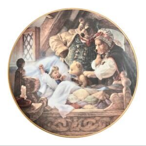 Goldilocks & the Three Bears Fairy Tale Porcelain Collection Plate